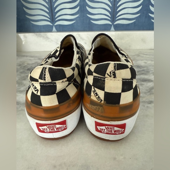 Vans Stacked Checkerboard Slip ons RARE! - Picture 4 of 5